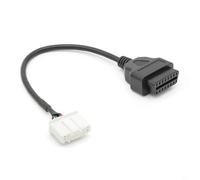 HEIBTENY Câble adaptateur OBD2 20 broches pour Tesla Model X S Outil de diagnostic de transmission de données haute vitesse Construction robuste pour mécaniciens professionnels et amateurs de