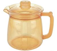 HEIBTENY Cafetière en silicone, avec double échelle de 750 ml, résistante à la chaleur, carafe thermique incassable, pour latte, art, camping et usage quotidien, beige (jaune)
