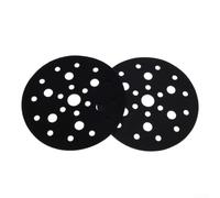 HEIBTENY Capot de polissage floqué de 15,2 cm avec 25 trous, tampon de protection absorbant les chocs pour plaque de meulage et disque de ponçage pour professionnel et