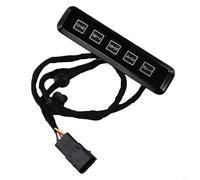 HEIBTENY Clavier d'entrée sans clé pour Ford F-150 F-250 F-350 Code de porte de remplacement FL3Z-14A626-AD facile à installer côté conducteur pour bouton de déverrouillage