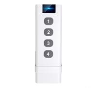 HEIBTENY Commutateur de scène 4 touches pour Zigbee Smart Home avec contrôle 12 modes, contrôleur de scène mural sans fil compatible avec l'application Tuya et pour Zigbee Hub