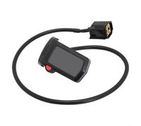HEIBTENY Compteur de vitesse électrique en nylon pour tableau de bord Surron Off-Road E-For Bike avec affichage de la vitesse Noir 150 mm