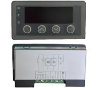 HEIBTENY Compteur numérique de panneau 0-10 V 2-10 V 0-20 mA 4-20 mA affichage analogique de tension d'entrée courant avec écran LED RS485 Modbus-RTU Point décimal réglable pour industriel (avec