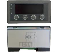 HEIBTENY Compteur numérique de panneau 0-10 V 2-10 V 0-20 mA 4-20 mA affichage analogique de tension d'entrée courant avec écran LED RS485 Modbus-RTU Point décimal réglable pour industriel (édition