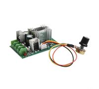 HEIBTENY Contrôleur de moteur CC 10-60 V 20 A pour module régulateur PWM haute puissance pour moteurs à balais 12 V 24 V 36 V 48 V équipement industriel avec réglage du potentiomètre