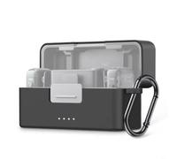 HEIBTENY Coque de protection en silicone pour DJI Mic Mini, design absorbant les chocs et anti-chute, taille compacte de 10 x 10 x 2 cm, accès facile à la charge sans retirer la coque,