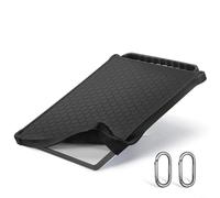 HEIBTENY Coque de protection en silicone pour Starlink Mini étanche avec crochet Accessoires Noir Gris Portable Shield (Noir)