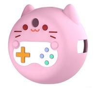 HEIBTENY Coque de protection numérique en silicone pour animaux de compagnie Punirunes Virtual Pet avec lanière - Accessoires électroniques virtuels (rose)