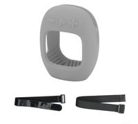 HEIBTENY Coque de protection pour haut-parleur JBL Clip 5 avec design léger et portable, en silicone, découpes précises pour un accès facile, protection contre les rayures et les chocs (gris)