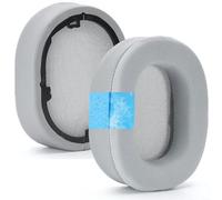 HEIBTENY Coussinets de rechange pour casque de jeu CORSAIR HS55 HS55PRO HS65, en cuir protéiné souple, pour isolation phonique et longue session d'écoute (gris)