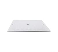 HEIBTENY Couvercle carré de 25,4 cm compatible avec HAYWARD SP1082 SP1083 SP1084 SP1085 SP1086, pièce d'équipement de piscine de rechange robuste blanc pour écumoires enterrées