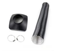 HEIBTENY Couvercle de sortie d'air de 75 mm et tuyau d'aération réglable de 36 à 100 cm pour chauffe-air diesel, compatible avec Webasto pour Dometic/rabot