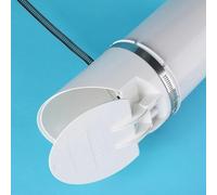 HEIBTENY Couvercle de tuyau de drainage 50/75/110/160 mm - Clapet anti-retour pour système de drainage - Bouchon de tuyau de pluie avec fonction anti-odeur (50 mm)