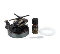 HEIBTENY Désodorisant de voiture à énergie solaire avec rotation automatique, diffuseur d'huiles essentielles pour tableau de bord, construction en alliage ABS, pour la plupart des véhicules, machine