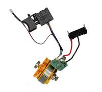 HEIBTENY Ensemble de moteur de perceuse électrique sans balais 16,8 V avec carte de contrôle et interrupteur, engrenage à 13 dents pour outils électriques sans fil Bosch pour tâches de réparation et