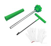 HEIBTENY Ensemble d'outils de réparation de valve de pneu avec outils d'installation de valve comprenant un extracteur de tige, un crochet d'extraction de tige, une aide à la bouche supérieure et des