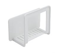 HEIBTENY Étagère murale flottante sans perforation pour modem Internet, décodeur, console de rangement, support composite en bois et plastique lavable avec coins arrondis (1 pièce)