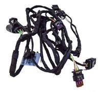 HEIBTENY Faisceau de câblage pour capteur de stationnement pour pare-chocs avant, pour A3, 8 V 6 capteurs, pièce de rechange 8V0971085P, matériau ABS, assemblage de câble noir, kit de réparation