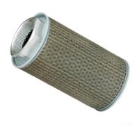 HEIBTENY Filtre d'aspiration hydraulique pour réservoir d'huile de machine de moulage par injection, tamis à haut débit 30-200 l/min, élément de filtration de fluide industriel robuste, gris (MF-04)