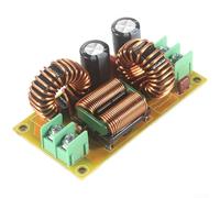 HEIBTENY Filtre DC LC 10 A 20 A 50 V Suppresseur d'interférences électromagnétiques pour audio automobile haute fréquence réduction du bruit stable Module d'alimentation bleu (20 A)