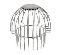 HEIBTENY Gouttière en acier inoxydable - Protection anti-obstruction - Pour toit, balcon, piscine, jardin - Tuyau de descente (tube 110)