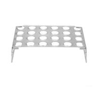HEIBTENY Grille à Piments 24 Trous Acier Inoxydable Résistant Chaleur | Acier inoxydable pour premium, résistant haute température, ne se déforme pas, 24 trous pour précis, long terme