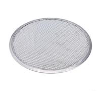 HEIBTENY Grille Pizza pour aluminium Antiadhésive 30cm - Plaque Cuisson Perforée Ronde pour Four - Support Tarte Flambée et Quiche - pour accessoire Boulangerie (9 inch)