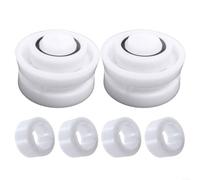 HEIBTENY Guide de roulement à rouleaux, pour nettoyeurs robotiques TigerShark, compatible avec RCX26000, RCX26001, pour hayward 500 Series, QC, Plus, pièces à fonctionnement fluide (6 pièces)
