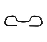 HEIBTENY Guidon de vélo papillon 31,8 mm 580 mm en aluminium pour vélo de tourisme, trekking, avec 2 poignées (guidon 31,8 mm + 2 poignées)