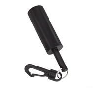 HEIBTENY Hochet de signal de plongée sous-marine avec crochet rapide rotatif à 360°, outils de plongée portables pour la communication et la sécurité sous l'eau (noir)