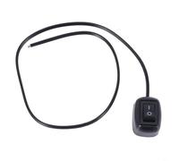 HEIBTENY Interrupteur à bouton-poussoir marche/arrêt 12 V CC avec faisceau de fils de 460 cm 18 AWG pour feux de brouillard de voiture, barres lumineuses LED, moto, bateau et systèmes électriques à