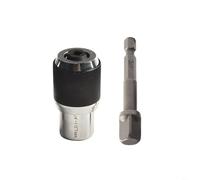 HEIBTENY Jeu de douilles extracteur de robinet avec adaptateur 3/8", outil de serrage réglable, tournevis de robinet en acier traité thermiquement pour perceuse manuelle ou cliquet (B)