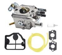 HEIBTENY Kit complet de remplacement pour carburateur Zama C1QW29E, convient pour les tronçonneuses 36142 avec ligne de carburant, joints, filtre à carburant et filtre à air