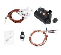 HEIBTENY Kit d'allumage de rechange pour barbecue Weber Genesis II série 400 - Module 67533, interrupteur d'alimentation, fil de terre, électrodes d'allumage pour barbecues à gaz E-435/S-435/E-430/S