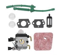 HEIBTENY Kit de carburateur pour FS55 FS55R FS55RC FS38 KM55 HL45 KM55R Pièces de rechange en métal avec joint pour réparation et entretien du moteur