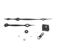HEIBTENY Kit de mouvement d'horloge à quartz à couple élevé, mécanisme de moteur d'horloge murale avec aiguilles longues pour cadran d'horloge de 5 mm d'épaisseur jusqu'à 800 mm de diamètre