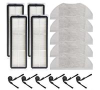 HEIBTENY Kit de rechange pour aspirateur robot Xiaomi S40/OV81 avec brosses latérales, filtres HEPA et serpillères en microfibre, pour un nettoyage efficace des bords, des coins et des sols (B)