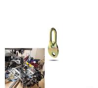 HEIBTENY Kit de support de levage de moteur - Capacité de 2500 kg - Fer galvanisé - Œillet de levage robuste pour modèle WET023 - Fixation sécurisée - Design compact - Finition jaune pour voiture