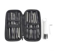 HEIBTENY Kit de tournevis de réglage de carburateur 14 pièces pour tronçonneuse, coupe-fil, souffleur, taille-haie, 14 tournevis, 1 brosse de nettoyage