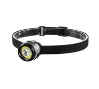 HEIBTENY Lampe frontale multifonctionnelle avec crochet magnétique et clip de capuchon, double source de lumière avec 6 modes d'éclairage pour les modes d'éclairage, construction ABS résistante aux