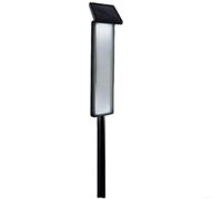 HEIBTENY Lampe murale d'extérieur à LED à énergie solaire pour numéro d'adresse, étanche IP55, double couleur blanc/lumière chaude, chiffres et lettres personnalisés, pour maison, jardin, villa, allée
