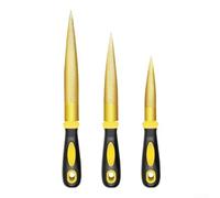 HEIBTENY Lime en bois 3 pièces de 4/6/8" pour le travail du bois, outil de râpe semi-circulaire et plat pour limer et polir tous types de bois tendre/durs et plastiques