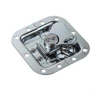 HEIBTENY Loquet papillon encastré pour mallette à outils en aluminium, fermeture sécurisée, 82 x 77 mm, 0EMPTH6S7TUS17K4E62X8BD4128O50