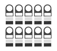 HEIBTENY Lot de 100 cadres de panneau d'interrupteur à bouton-poussoir, anneau de montage de 22 mm pour boîtes de commande électriques industrielles, colliers d'identification en plastique noir pour