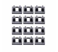 HEIBTENY Lot de 12 pinces de soudage à double carte pour tables de soudage - Fermeture à ressort haute résilience avec forte force de serrage - Plastique électrique résistant à l'usure - Noir