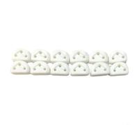 HEIBTENY Lot de 12 supports de cordes à triple coin pour guitare flamenco classique et ukulélé, attaches d'accord en matériau composite pour réduire la friction et prolonger la durée de vie des cordes