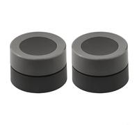 HEIBTENY Lot de 2 boutons de scène sans fil pour Zigbee 3.0, compatible avec contrôle par application Tuya, gradation rotative, réglage de la température de couleur, mode à distance, pour