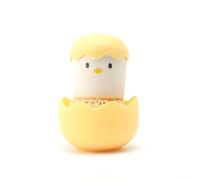 HEIBTENY Lot de 2 brosses de nettoyage en forme de coquille d'œuf avec brosse à récurer en nano-fibre, boule de lavage de vaisselle mignonne de dessin animé pour casseroles, poêles, cuisine, poignée