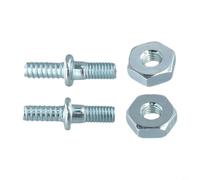 HEIBTENY Lot de 2 paires de goujons et écrous pour tronçonneuse MS170, MS180, MS210, MS230, MS250, MS260, MS240, MS200T, MS192T, remplace 1123, 664, 2400, 0000, 955, 0801