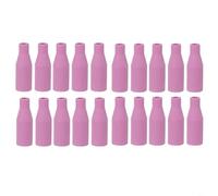 HEIBTENY Lot de 20 buses de torche de soudage MIG pour MB15 AK15 AK14 MB14, kit de buse de gaz en céramique rose compatible avec LUX Merkle GYS pour soudeurs METABO Telwin EWM